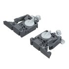 Hettich Quadro V6 2D Front Fixing Clip Set for 5/8" Subfront