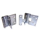 RPC 13/16" Door 1/8" Overlay Five Knuckle Chrome Powder Coat Hinge 849-P28