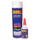 2 Oz Thick 2P-10 Glue/12Oz Activator