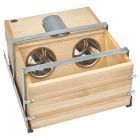 Rev-A-Shelf 16-1/2" W Vanity Outlet Drawer 4VOD-18FLSC-1