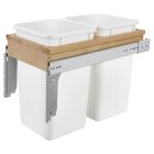 27Qt Double TM Wood Waste Bin WH 4WCTM-15DM2-25