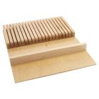 Knife Block & Divider Wood 4WKB-1