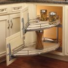 2 Tray DM Curve Right Chrome Maple 582-18-RMP