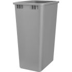 50Qt Waste Bin SILVER RV-50-17-60