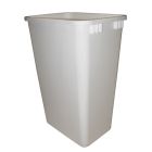 50Qt Waste Bin WHITE RV-50-60