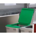 35Qt Waste Bin Lid GREEN RV-35-LID-G-1
