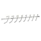 14in Wall Mount Tie Rack CHROME TRCSL-14NS-CR-1