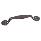 US Futaba Rounded Barn Door Handle Oil Rubbed Bronze