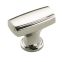 Knob 35mm Rect Hghlnd Rdg Polished Nickel 55311-PN