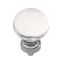 1-3/8" Knob Glass / Satin Nickel Crystal Palace Cabinet HH075853GLSN