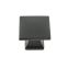 1-1/4" / 32mm Square Knob Matte Black Studio P3028-MB