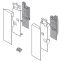LEGRA Int Front Fix Set C-Brkt Gray ZI7.3CS0 OG