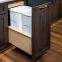 Century Double 50-Quart Pullout Waste Container - 14-7/8" W - White