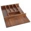 CutleryTray 14-5/8W to 8.75W Walnut 4WCT-WN-1SH