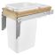 50Qt TM Wood Waste Bin WHITE 4WCTM-1550DM-1