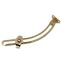 Lid Stay Adj Curve Left Hand BRASS S259LHP