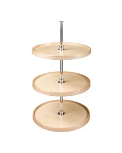 Century Contender Series 22in Full Round Lazy Susan 3-Shelf Box without Hardware