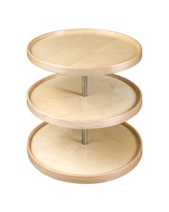 Century Signature Series 22" Full Round Lazy Susan 3-Shelf Box without Hardware