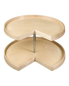 Century Signature Series 28" Pie Cut Lazy Susan 2-Shelf Box without Hardware