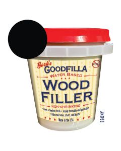Goodfilla 32 oz Tub Water Based Wood Filler EBONY E2