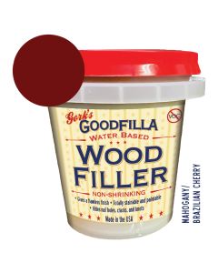 Goodfilla 8 oz Tub Water Based Wood Filler MAHOGANY MAH25 