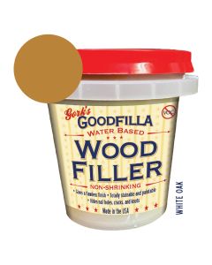 Goodfilla 8 oz Tub Water Based Wood Filler WHITE OAK WO25 