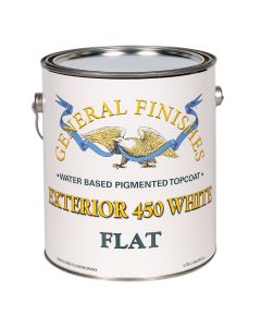 General Finishes Exterior 450 White Flat 1 Gal B283-L Gallon