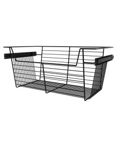 Wire PullOut Basket 24Wx14Dx10H BLK