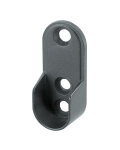 US Futaba Open Flange f/Oval Closet Rod Matte Black 54113 51 055	