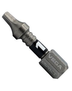 Vega 1" #1 Square Impact Insert Bit