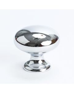 Knob 1-1/4in Plymouth Polished Chrome 9951-126-P
