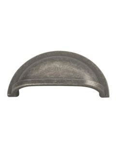 Hickory Hardware Williamsburg 3" / 76mm Center To Center Cup Pull Black Nickel Vibed P3055-BNV