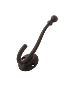Hickory Hardware Hook Cottage 5-1/4in Long Vintage Bronze S077194-VB
