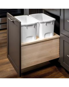 Century Double 34 QT 14-7/8in Wide Bottom Mount Waste System Signature Series