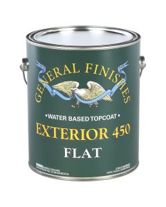 General Finishes Exterior 450 Clear Flat 1 Gallon GXF