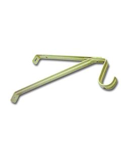 Closet Shelf Rod Support WHITE