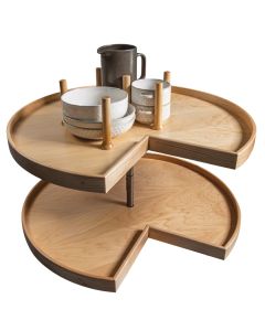 Century Signature Series 32in Pie Cut MagnaSusan 2-Shelf Box without Hardware