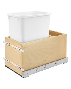 Rev-A-Shelf Value Line Soft Close Waste Pullout 11-1/2 Wide 35qt Single 4VLWCSC-1535DM-1
