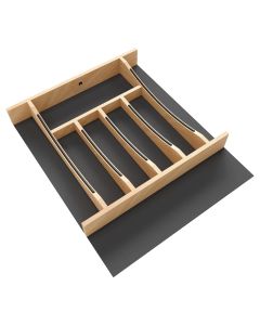 Rev-A-Shelf 16-7/32in Wide 4WCTCC Series Craftsman Collection Right-Fit Cutlery Tray Insert
