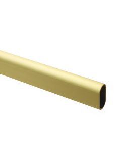 US Futaba 96in Aluminum Oval Rod Dull Brass