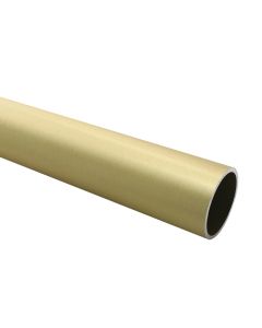 US Futaba 1-5/16in x 96in Round Closet Rod Dull Brass
