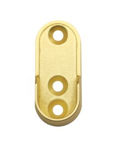 US Futaba Open Flange w/ 3 holes For Oval Rod Dull Brass
