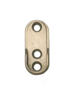 US Futaba Open Support for Aluminum Oval Closet Rod Dull Nickel