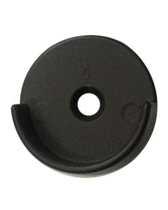 US Futaba Open Flange for 1-5/16" Round Closet Rod w/5mm Peg Matte Black 54131 51 048