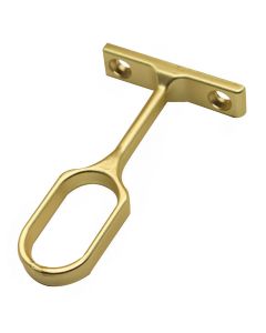 US Futaba Center Support for Oval Tube Dull Brass