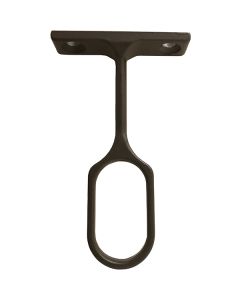 US Futaba Center Support for Aluminum Oval Closet Rod Oil Rubbed Bronze