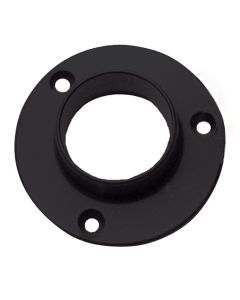 US Futaba Closed Flange for 1-5/16" Round Closet Rod Matte Black 54233 51 036