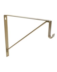 US Futaba Rod & Shelf Bracket for Oval Rod Dull Brass