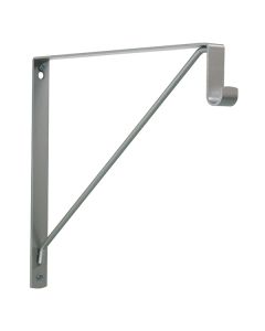 US Futaba Closet Rod & Shelf Support Bracket for Oval Rod Dull Nickel